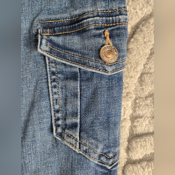 American Eagle Outfitters Women's Size 6 X-long Blue Jeggings High Rise - Picture 4 of 5